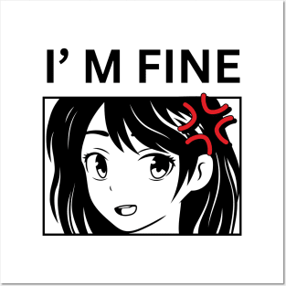 I am fine Posters and Art